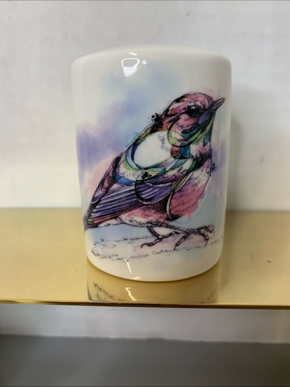 Ceramic Bird Salt and Pepper Shakers in Multicolor - Picture 7 of 10